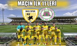 Muşspor-Isparta 32 Spor maçının ilk 11’leri açıklandı