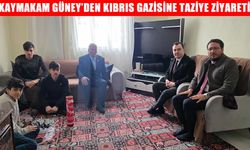 Hasköy Kaymakamı Güney’den Kıbrıs gazisine taziye ziyareti