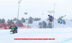Erzincan’da Snowboard Cross Avrupa Kupası Heyecanı Zirveye Ulaştı