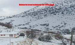 Malatya’nın yüksek kesimleri beyaza büründü