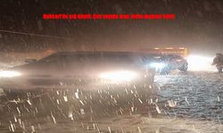 Hakkari’de Çığ Alarmı: Yol Kapandı, Araçlar Mahsur Kaldı