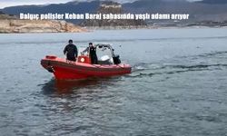 Dalgıç polisler Keban Baraj sahasında yaşlı adamı arıyor