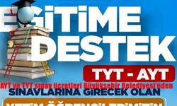 AYT ve TYT sınav ücretleri Büyükşehir Belediyesi'nden