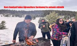 Kars Emniyeti’nden öğrencilere Sarıkamış’ta anlamlı etkinlik