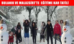 Muş’un iki ilçesinde eğitime kar engeli