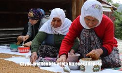 Köyde üretilen keş adeta bir enerji deposu