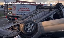 Bingöl'de trafik kazası: 1 yaralı