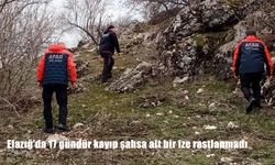 Elazığ'da 17 gündür kayıp şahsa ait bir ize rastlanmadı