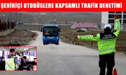 Muş’ta jandarmadan şehiriçi otobüslerde trafik denetimi