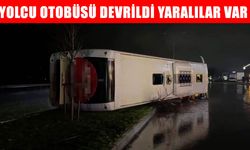 Samsun'da yolcu otobüsü devrildi, 6 kişi yaralandı