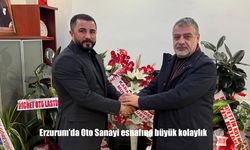 Erzurum'da Oto Sanayi esnafına büyük kolaylık