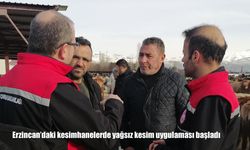 Erzincan’daki kesimhanelerde yağsız kesim uygulaması başladı