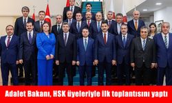 Adalet Bakanı Gürlek, HSK üyeleriyle ilk toplantısını yaptı