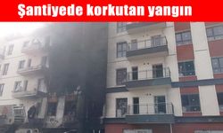 Malatya'da şantiyede korkutan yangın