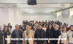 Yazar Naşide Can, Çermik Fen Lisesinde konferans verdi