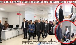 Muş Valisi Çakır, Hasköy Devlet Hastanesi’nde: Çıtayı her geçen gün yükseltiyoruz