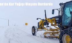 Van’da Kar Yağışı Ulaşımı Durdurdu