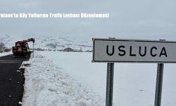 Patnos’ta Köy Yollarına Trafik Levhası Düzenlemesi