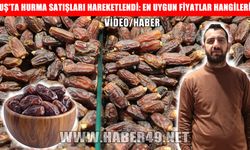 Muş’ta iftar sofralarının vazgeçilmezi hurma satışları başladı: Fiyatlar ne kadar?