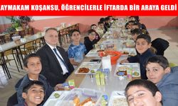 Bulanık Kaymakamı Koşansu, öğrencilerle iftar sofrasında buluştu