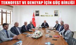 Muş’ta TEKNOFEST ve DENEYAP toplantısı düzenlendi
