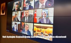 Vali Aydoğdu Başkanlığında koordinasyon toplantısı düzenlendi