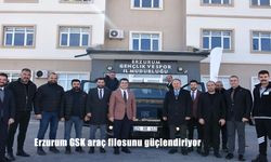 Erzurum GSK araç filosunu güçlendiriyor