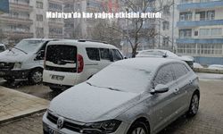 Malatya'da kar yağışı etkisini artırdı