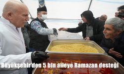 Büyükşehir'den 5 bin aileye Ramazan desteği