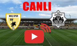 Muş Spor- Aksaray Belediye Spor karşılaşması başlıyor (Canlı Yayın)