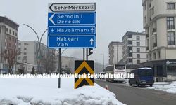 Yüksekova’da Kar ve Sis Nedeniyle Uçak Seferleri İptal Edildi