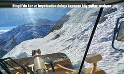 Bingöl’de Kar ve Heyelanla Kapanan Köy Yolları Yeniden Ulaşıma Açılıyor