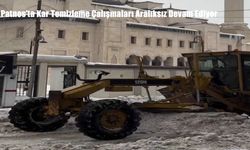Patnos’ta Kar Temizleme Çalışmaları Aralıksız Devam Ediyor