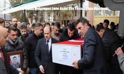 Erzurum’da Uzman Çavuş Muhammet Emin Akyol Son Yolculuğuna Uğurlandı