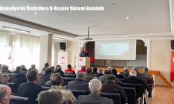 Kemaliye’de Üreticilere B-Reçete Sistemi Anlatıldı