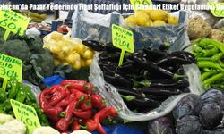 Erzincan’da Pazar Yerlerinde Fiyat Şeffaflığı İçin Standart Etiket Uygulaması Başladı