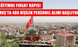Muş’ta okullara 480 personel alınacak