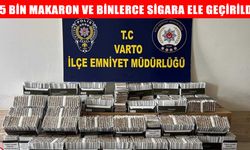 Muş’ta kaçakçılık operasyonu: Binlerce makaron ve sigara ele geçirildi