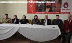 Şehit Er Ferhat Erseçen İçin Tercan’da Mevlid Programı Düzenlendi