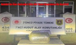 Hakkâri’de Sınır Hattında 5 Kilo 842 Gram Uyuşturucu Ele Geçirildi