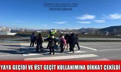 Muş’ta öğrencilere uygulamalı “Yaya ve Üst Geçidi Önceliği” eğitimi