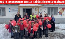 Muş'ta jandarmadan Elçiler İlköğretim Okulu’na ziyaret