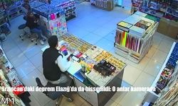 Erzincan'daki deprem Elazığ'da da hissedildi: O anlar kamerada