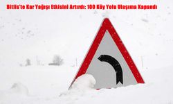 Bitlis’te Kar Yağışı Etkisini Artırdı: 100 Köy Yolu Ulaşıma Kapandı