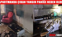 Muş'ta apartman dairesinde çıkan yangın korkuttu