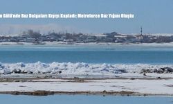 Arin Gölü’nde Buz Dalgaları Kıyıyı Kapladı: Metrelerce Buz Yığını Oluştu