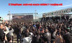 Seyircisiz maçta gol şov: 12 Bingölspor’dan 7-1’lik tarihi galibiyet