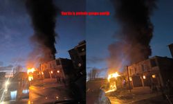 Van’da iş yeri yangını mahalleyi ayağa kaldırdı