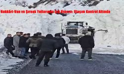 Hakkâri-Van ve Şırnak Yollarında Çığ Uyarısı: Ulaşım Kontrol Altında