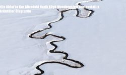 Bitlis Ahlat’ta Kar Altındaki Nazik Köyü Menderesleri Kartpostallık Görüntüler Oluşturdu
